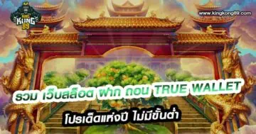 รวม เว็บสล็อต ฝาก ถอน true wallet